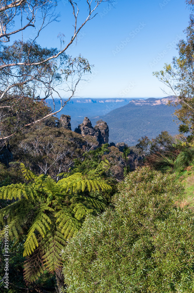 The Three Sisters in The Blue Mountains, NSW, Australia The Three Sisters in The Blue Mountains, NSW, Australia
