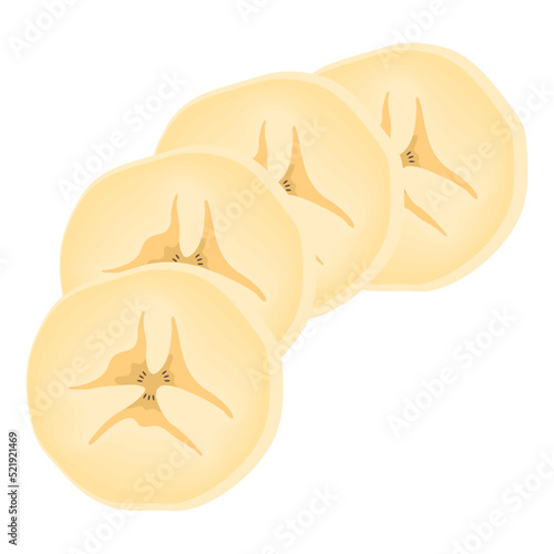 fresh bananas fruits slices