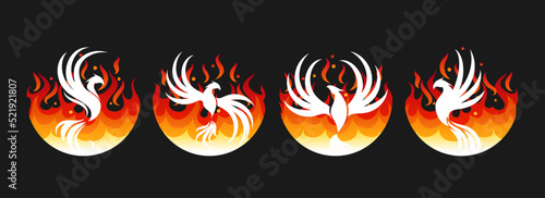 Rising phoenix emblems