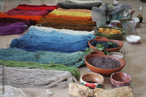 Textiles y colorantes naturales en Oaxaca photo