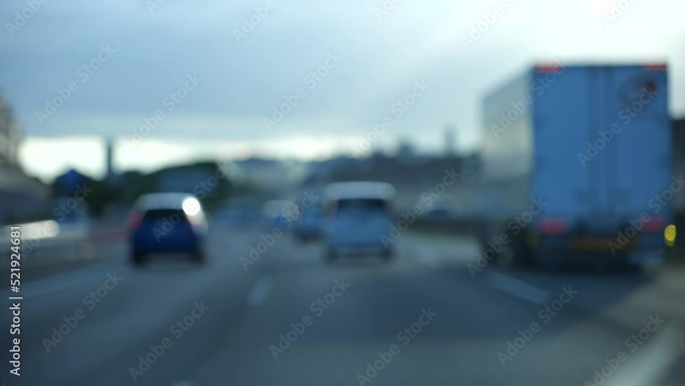 高速道路の運転 スローモーション 高速道路の運転 スローモーション