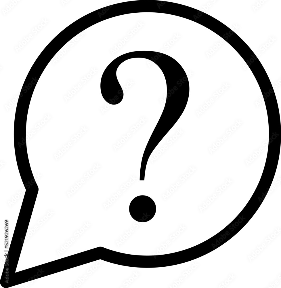 Question Mark Icon Vector Design Illustration on white background..eps Question Mark Icon Vector Design Illustration on white background..eps