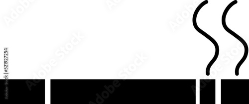 Smoking Cigarette Icon Vector Illustration.eps