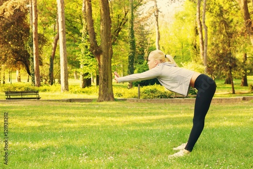Exercise in park