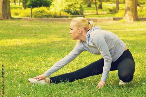 Exercise in park