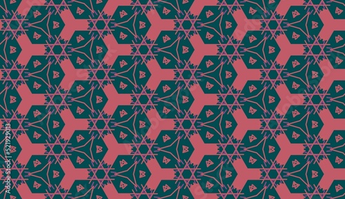 Background pattern with geometric ornament . Color print design for textile, fabric, fashion, wallpaper, background. 