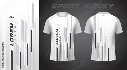 white shirt sport jersey design