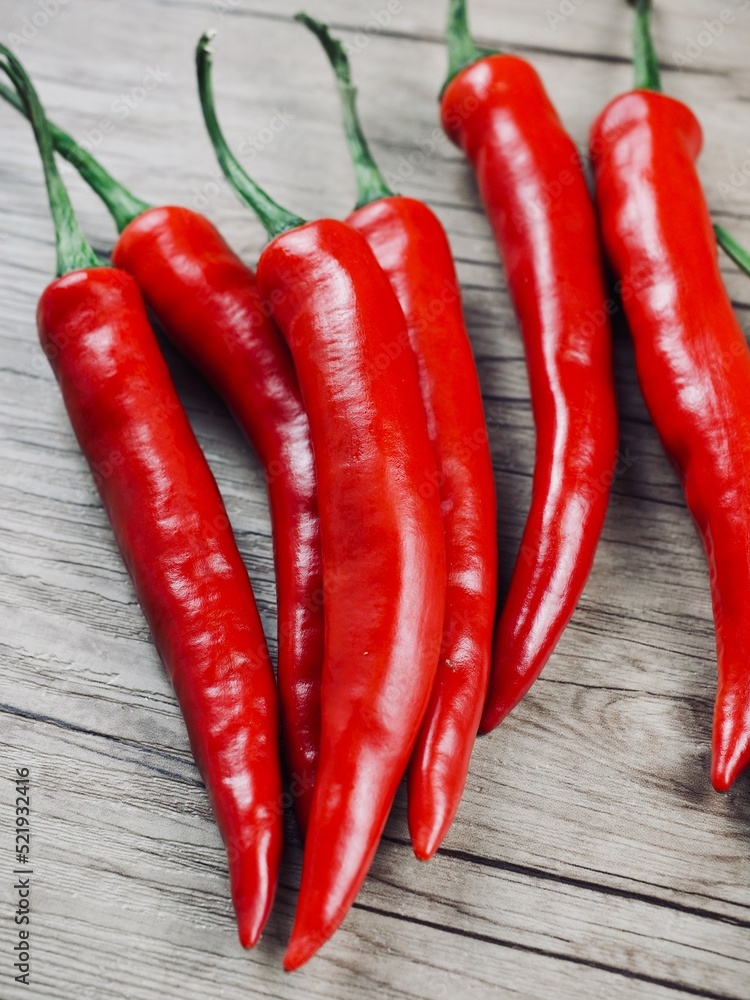 빨간고추, 음식, 요리재료