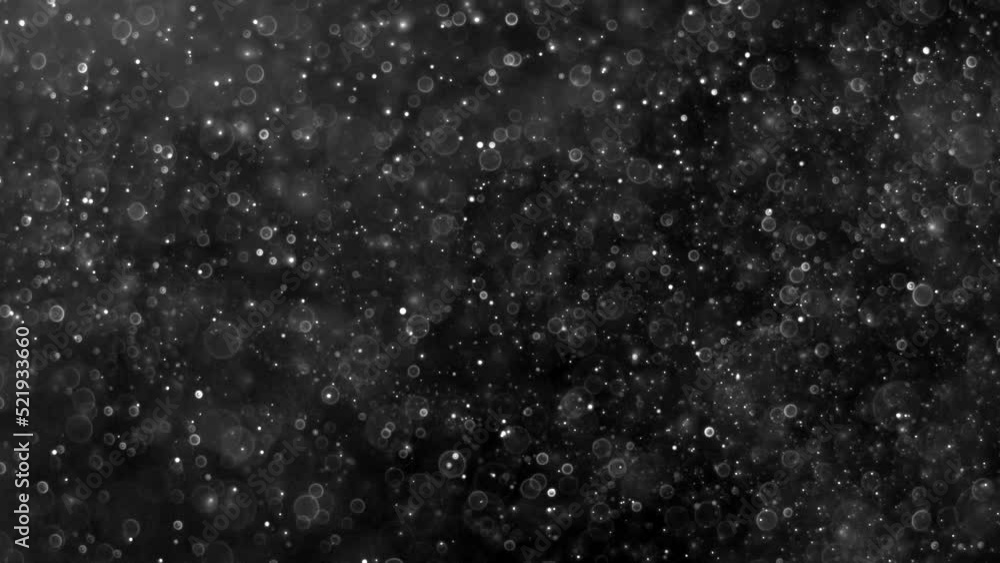 Dust Particles in Black Background Dust Particles in Black Background