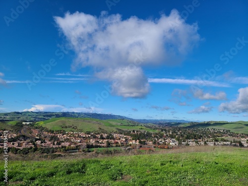 Photography A unique cloud hangs over San Ramon valley, California