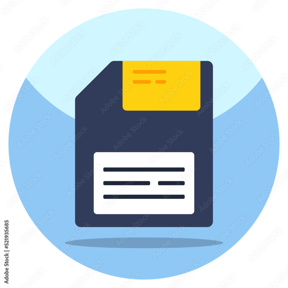 Vector design of floppy disk Vector design of floppy disk