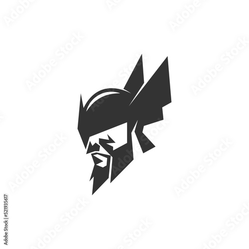 Viking icon logo design