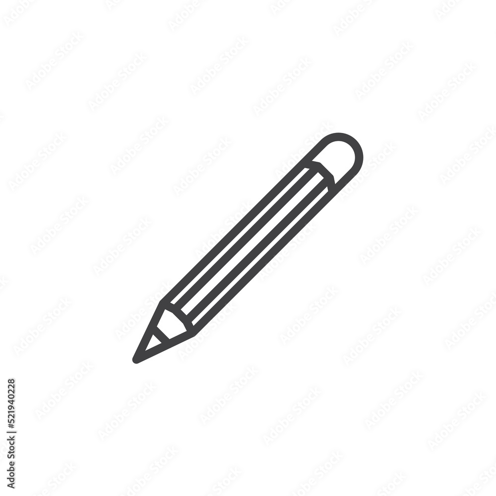 Pencil line icon Pencil line icon