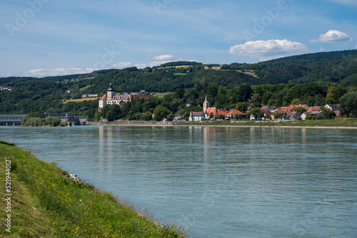 Donau (Danube) river in Austria near Melk and Ybbs
