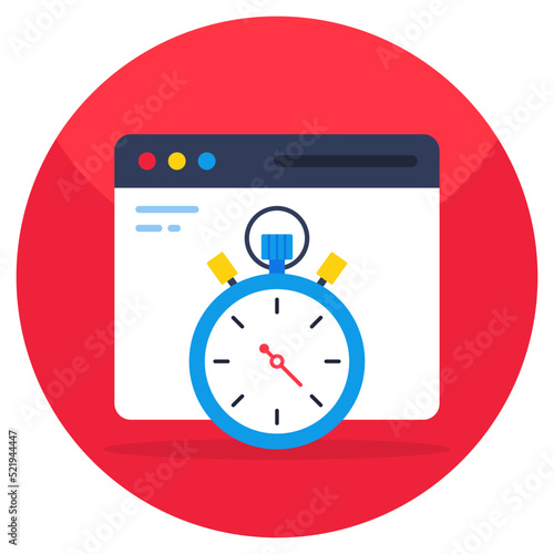 Modern design icon of web speed 