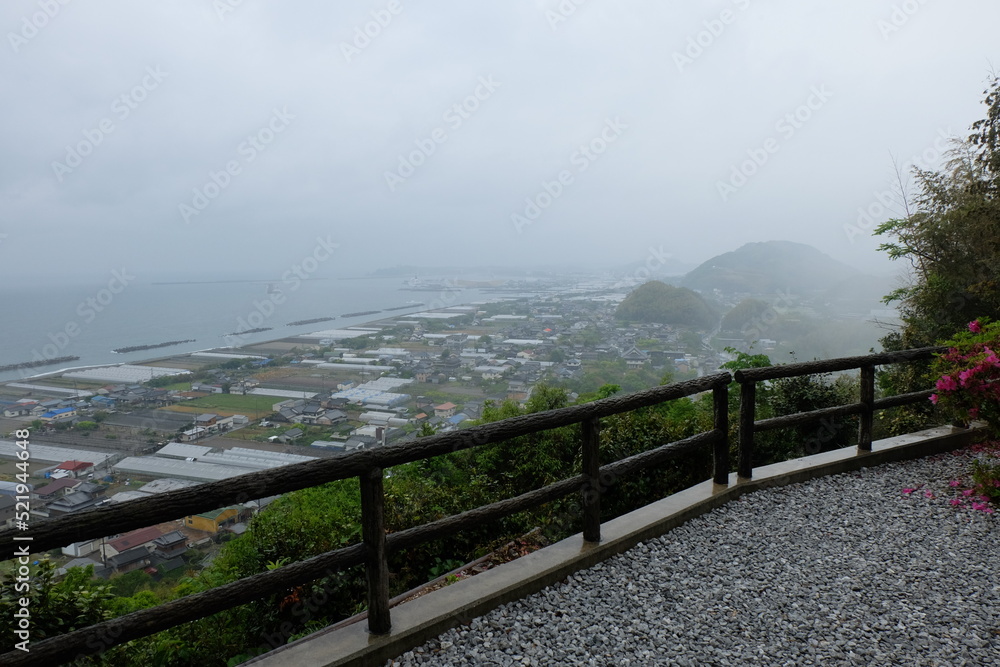 Obraz premium 高知県の高代から見下ろす景色