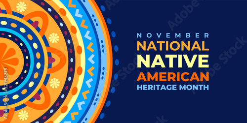 Fototapeta Native american heritage month