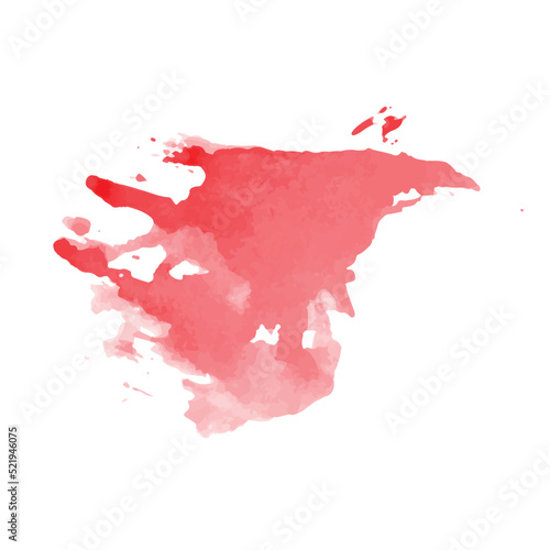 watercolor stain or frame. single element Spot pink, fuchsia, rosy color. Watercolor texture with brush strokes. rectangle, spot. yellow, sunny, pastel. Vector isolated on white.