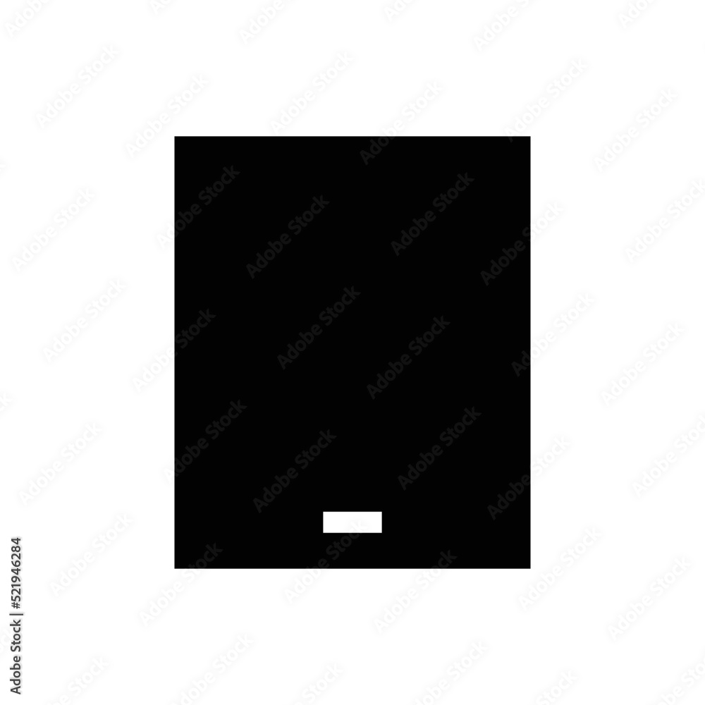 Tablet device vector icon symbol design Tablet device vector icon symbol design