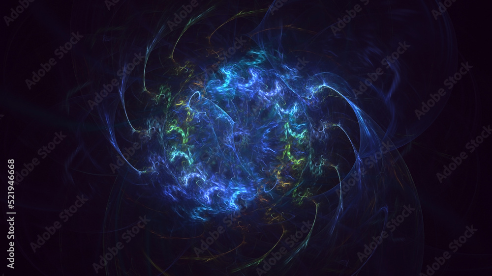 3D rendering abstract round light background 3D rendering abstract round light background