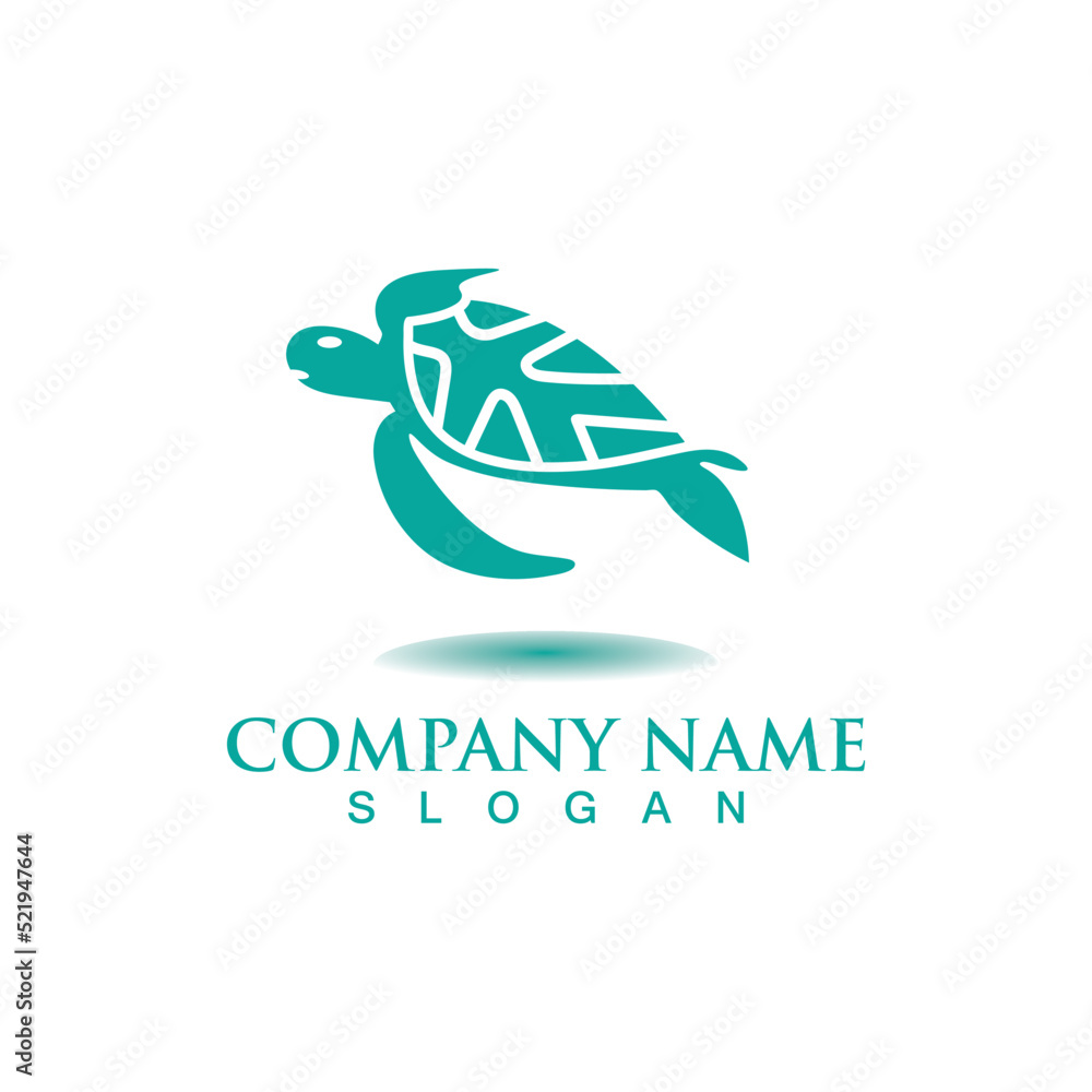 Turtle sea logo image design template animal vector Turtle sea logo image design template animal vector