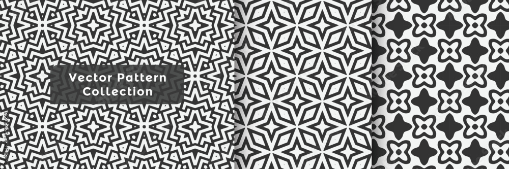 Abstract geometric easy seamless stylish pattern set. random creative vector symbols textures Abstract geometric easy seamless stylish pattern set. random creative vector symbols textures