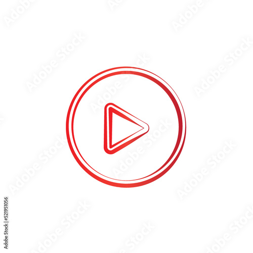 Free Download play icon vector illustration logo design - GFXLoad