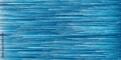 Blue and White Moving, Flowing Stream of Particles in Lines - Digitally Generated Futuristic Abstract 3D Geometric Striped Background Design, Generative Art in Editable Vector Format