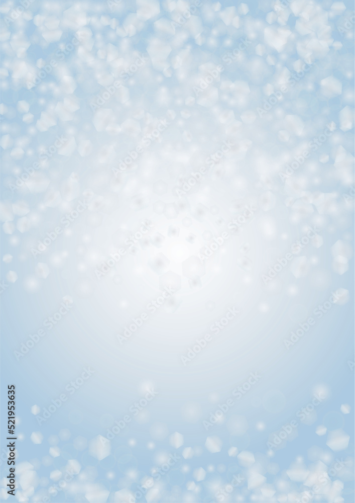 Vector Magical Glowing Background with Silver and Purple Falling Hexagon on Blue. Falling Snow. Glittery Confetti Frame. Christmas and New Year Design. Winter Sky with Bokeh Snowfall. Vector Magical Glowing Background with Silver and Purple Falling Hexagon on Blue. Falling Snow. Glittery Confetti Frame. Christmas and New Year Design. Winter Sky with Bokeh Snowfall.