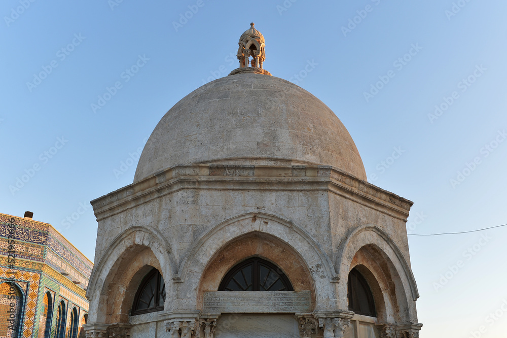 Al-Aqsa Mosque, the prophet mohammed's ascension dome