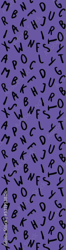 template with the image of keyboard symbols. set of letters. Surface template. Fiolet background. Vertical banner for insertion into site. template with the image of keyboard symbols. set of letters. Surface template. Fiolet background. Vertical banner for insertion into site.