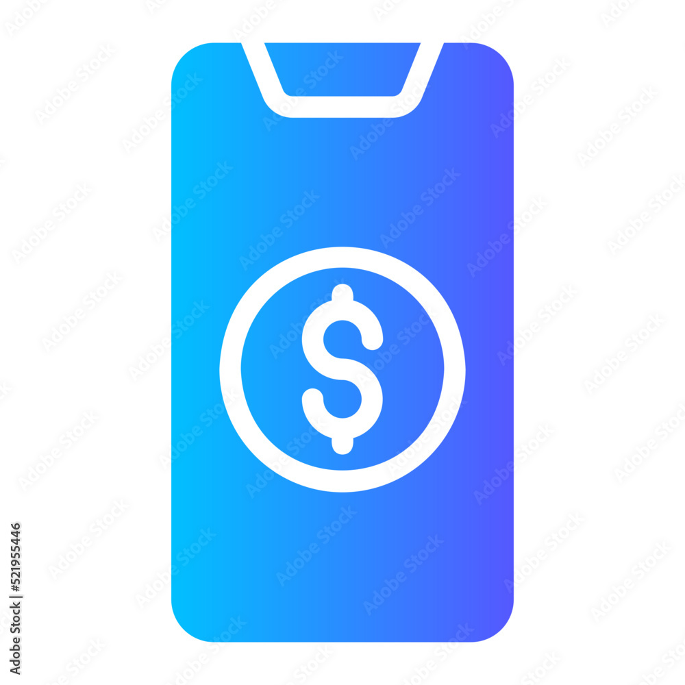 online payment gradient icon online payment gradient icon