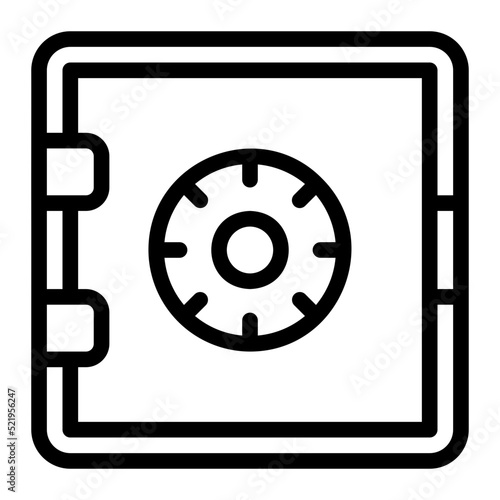 safety box line icon