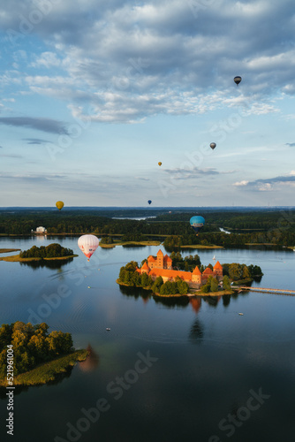 Trakai castle in Lithuania photo