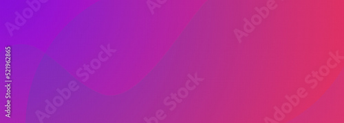 Abstract geometrical pink purple gradient digital web horizontal banner design template blank with place for text . Waves shapes. 