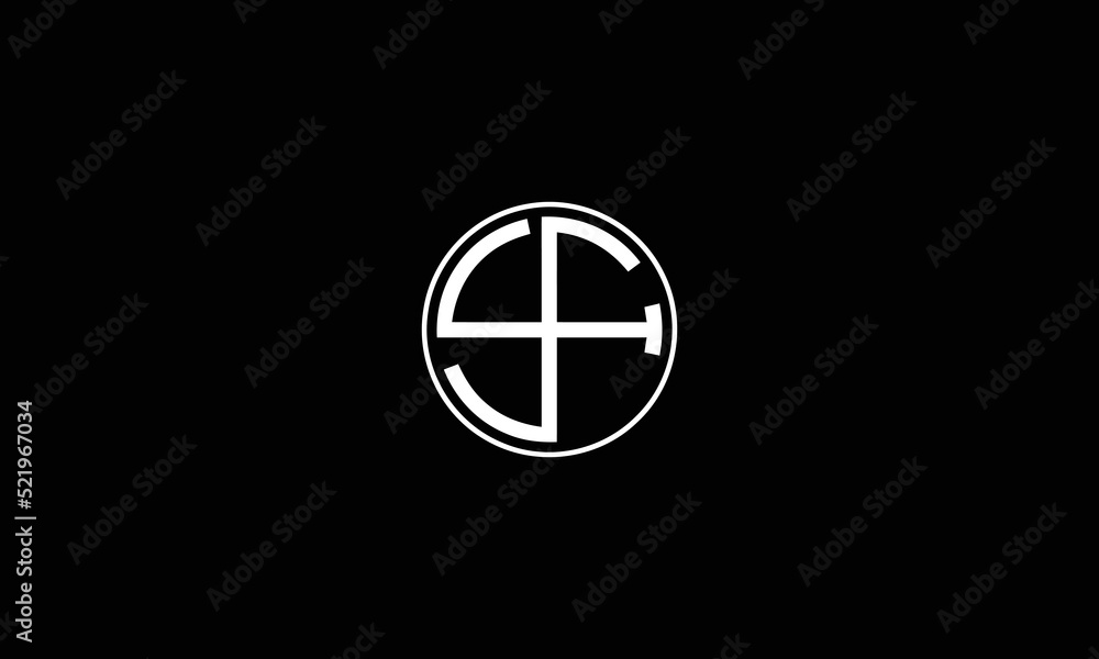 SF Letter Logo Design Template Vector SF Letter Logo Design Template Vector