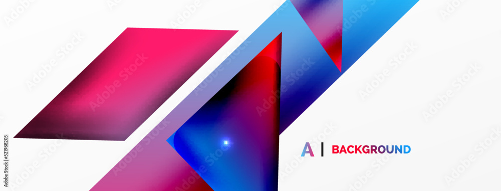 Dynamic 3d geometric abstract background. Triangles and other simple forms composition. Vector Illustration For Wallpaper, Banner, Background, Card, Book Illustration, landing page Dynamic 3d geometric abstract background. Triangles and other simple forms composition. Vector Illustration For Wallpaper, Banner, Background, Card, Book Illustration, landing page