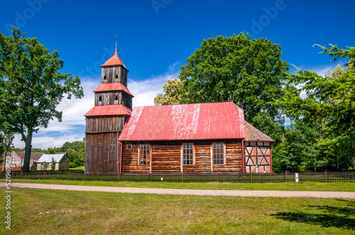 Church of the Holy Heart of Jesus in Dzierzazno Male, village in Greater Poland voivodeship. Poland