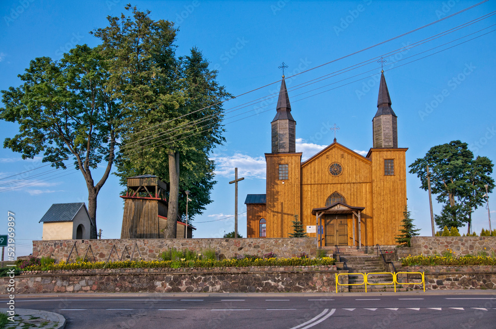 Holy Heart of Jesus Church in Jeleniewo, Podlaskie Voivodeship.
