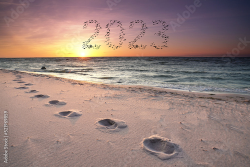 Fototapeta Naklejka Na Ścianę i Meble -  2023 am Meer