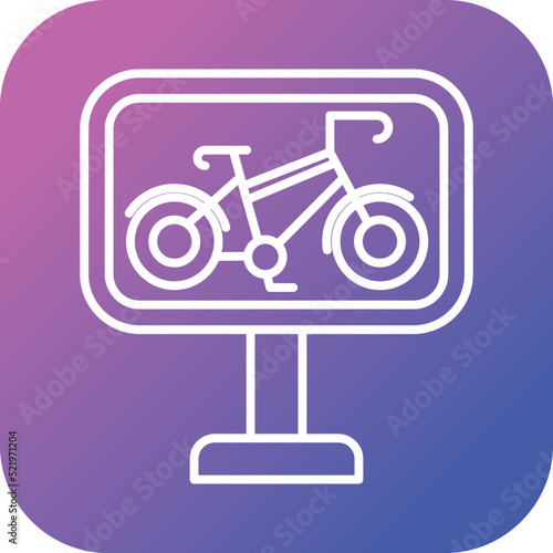 Bike Lane Icon