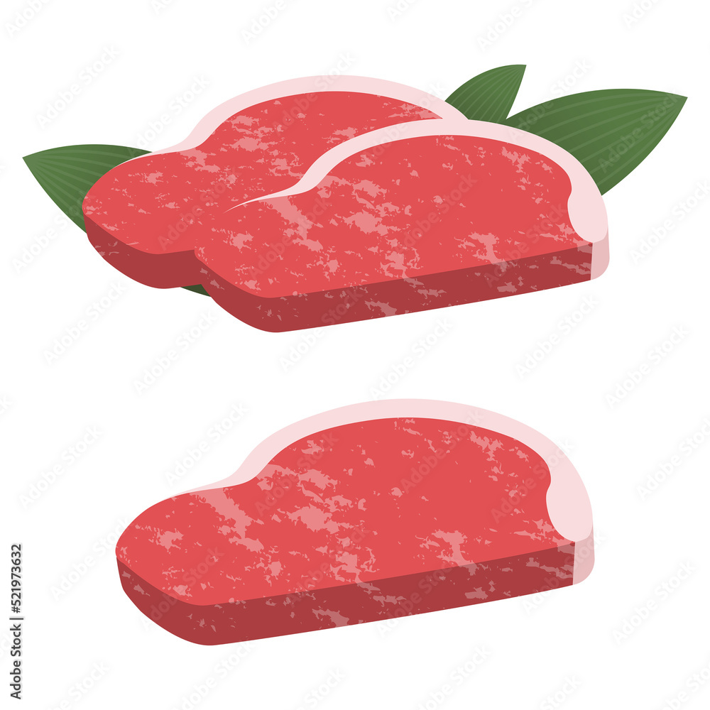 サシの入った高級な肉 サシの入った高級な肉