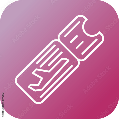 Airplane Ticket Icon