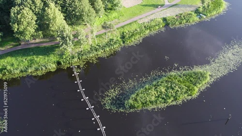 Small islet in Dam