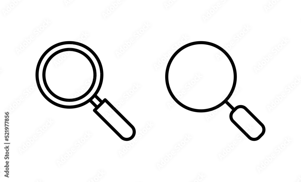 Search icon vector. search magnifying glass sign and symbol Search icon vector. search magnifying glass sign and symbol