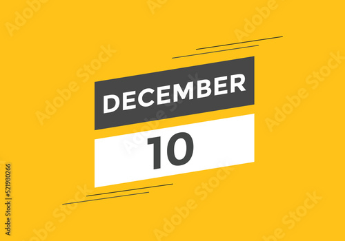 december 11 calendar reminder. 11th december daily calendar icon template. Calendar 11th december icon Design template. Vector illustration