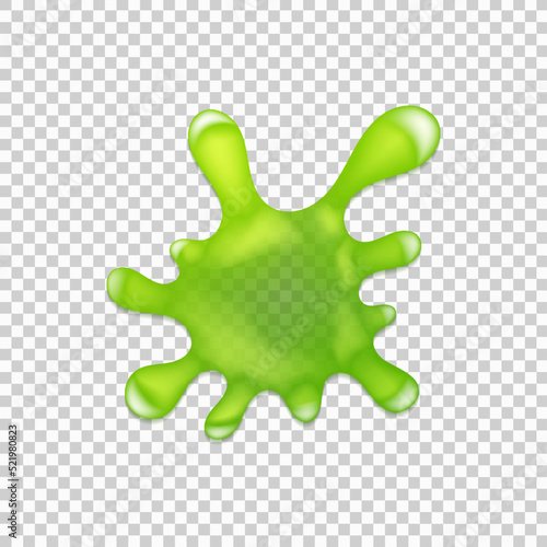 Realistic green slime