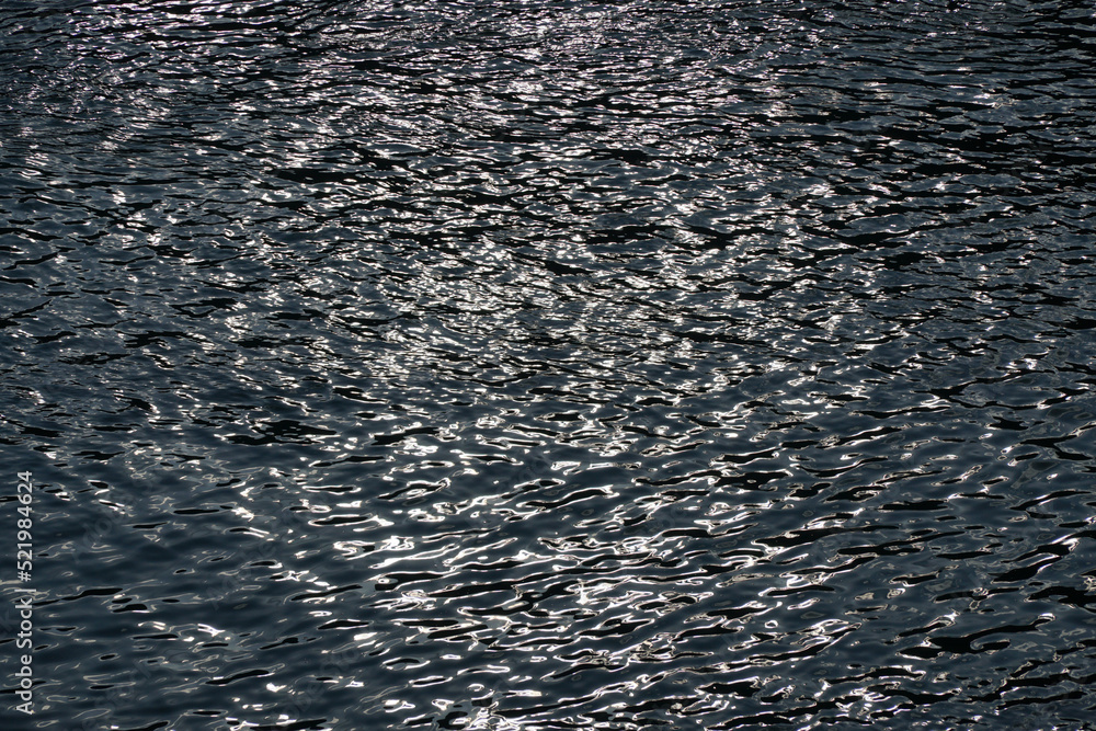Sunlight on the ocean creating an abstract pattern of dark and light Sunlight on the ocean creating an abstract pattern of dark and light