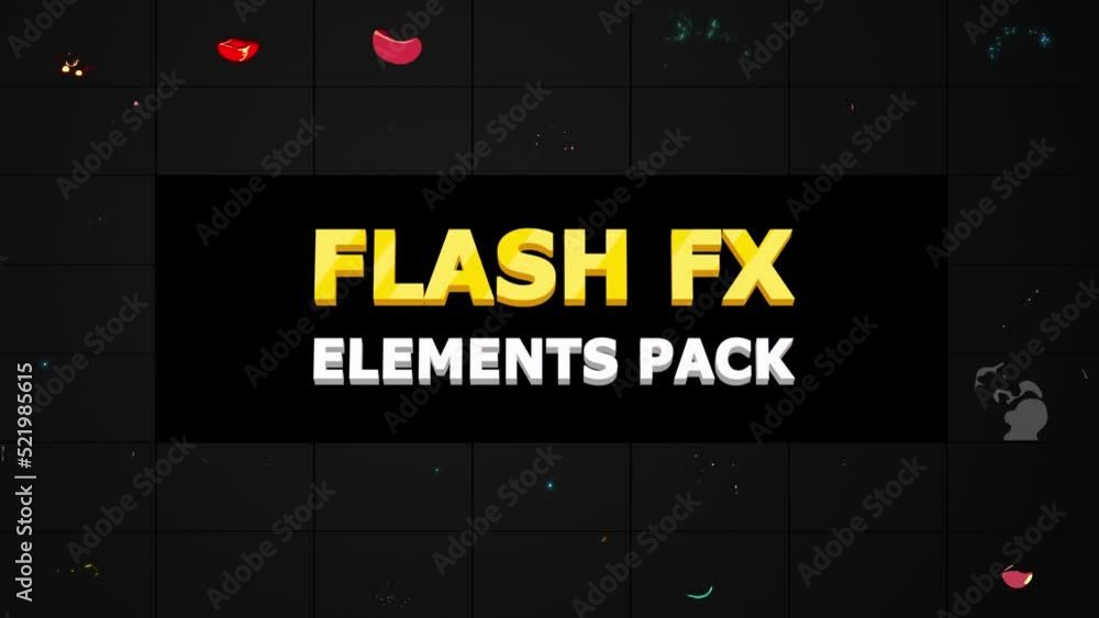 Flash FX Elements Motion Graphics Pack 02 is an action motion graphics ...