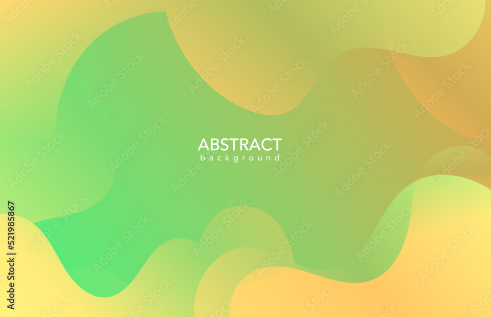 Abstract green background, abstract background with waves